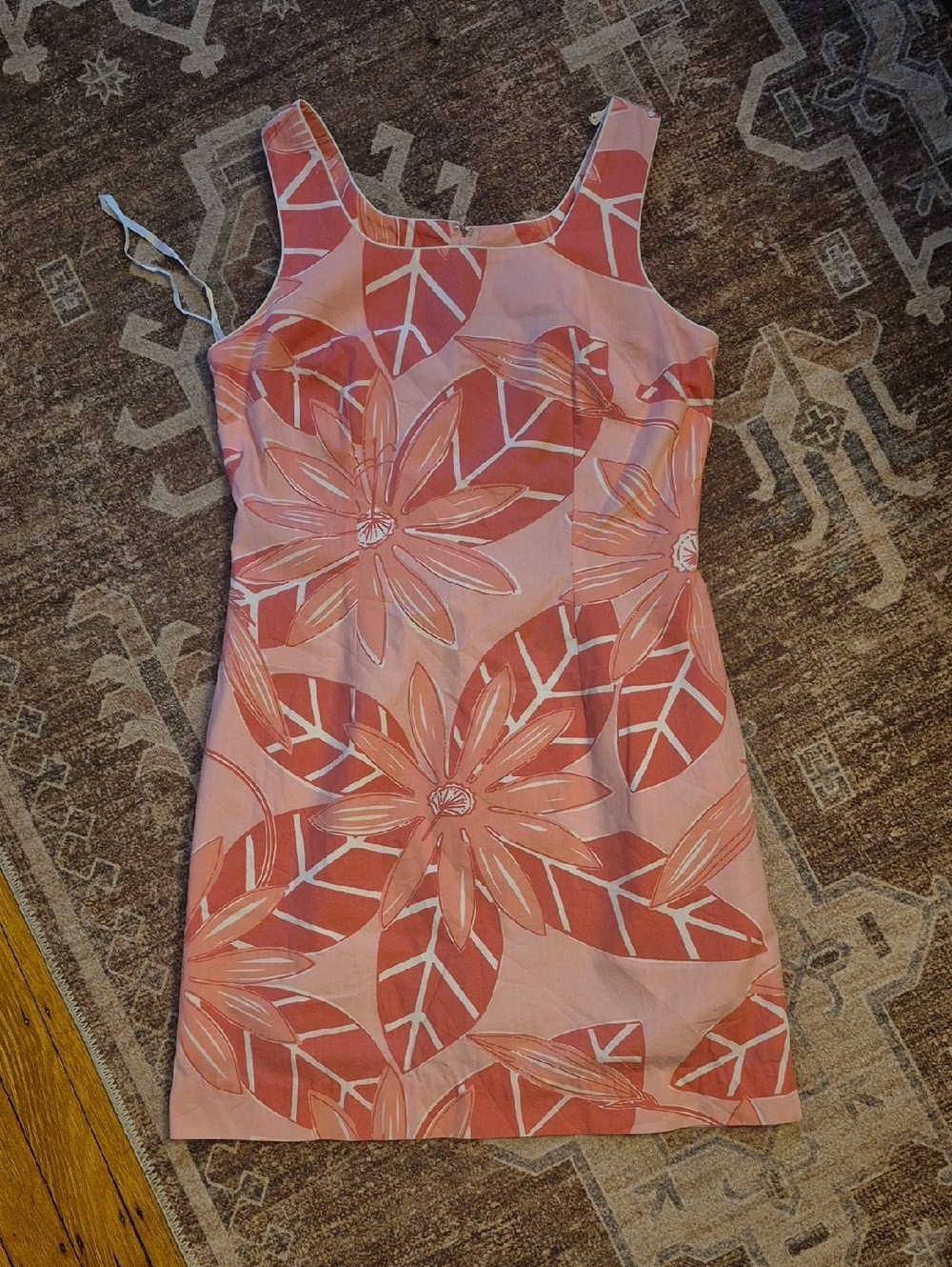 Lilly Pulitzer Pink & Coral Floral Mini Dress